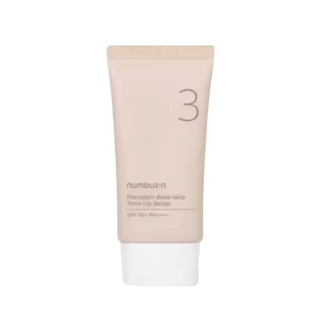 Numbuzin No.3 Porcelain Base-skip Tone Up Beige 50ml