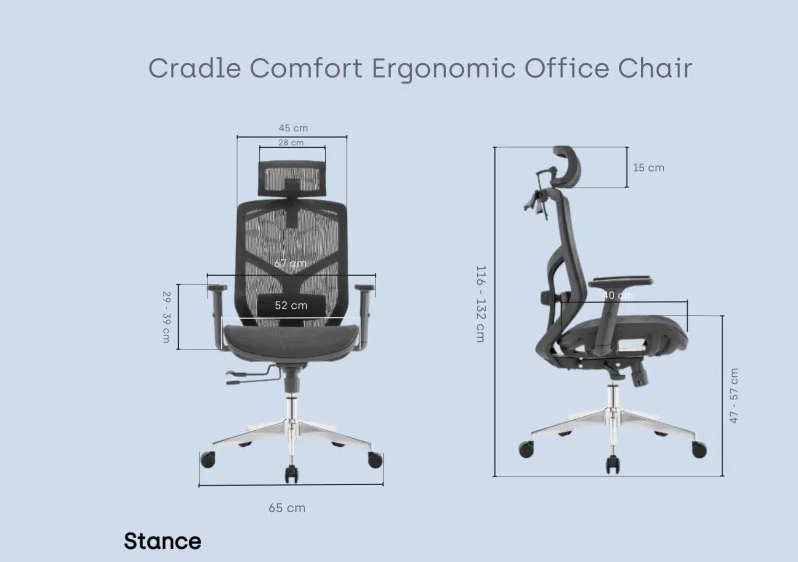 Cradle Comfort Ergonomic Office Chair