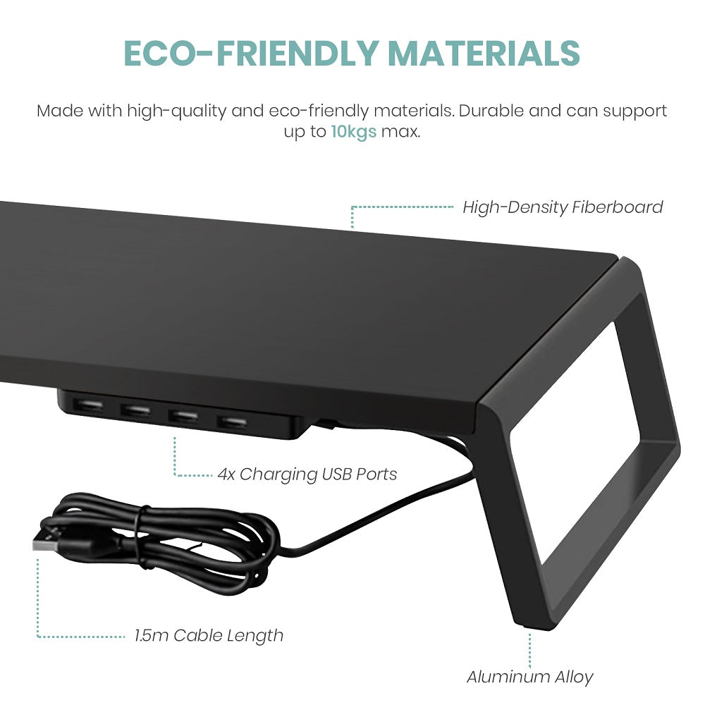 Stance Elevate Pro Monitor Riser With USB ports