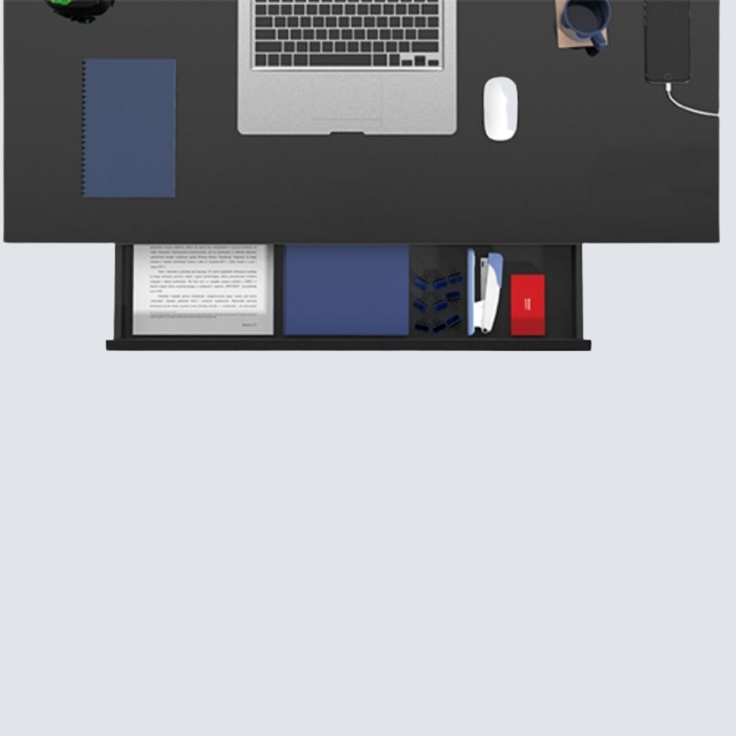Stance Executive Glass Tabletop Single Motor Standing Desk