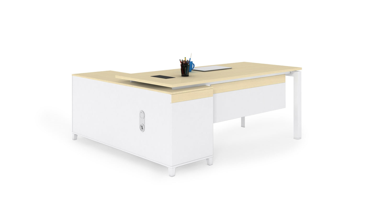 Stance Gesture Executive L-shape Table