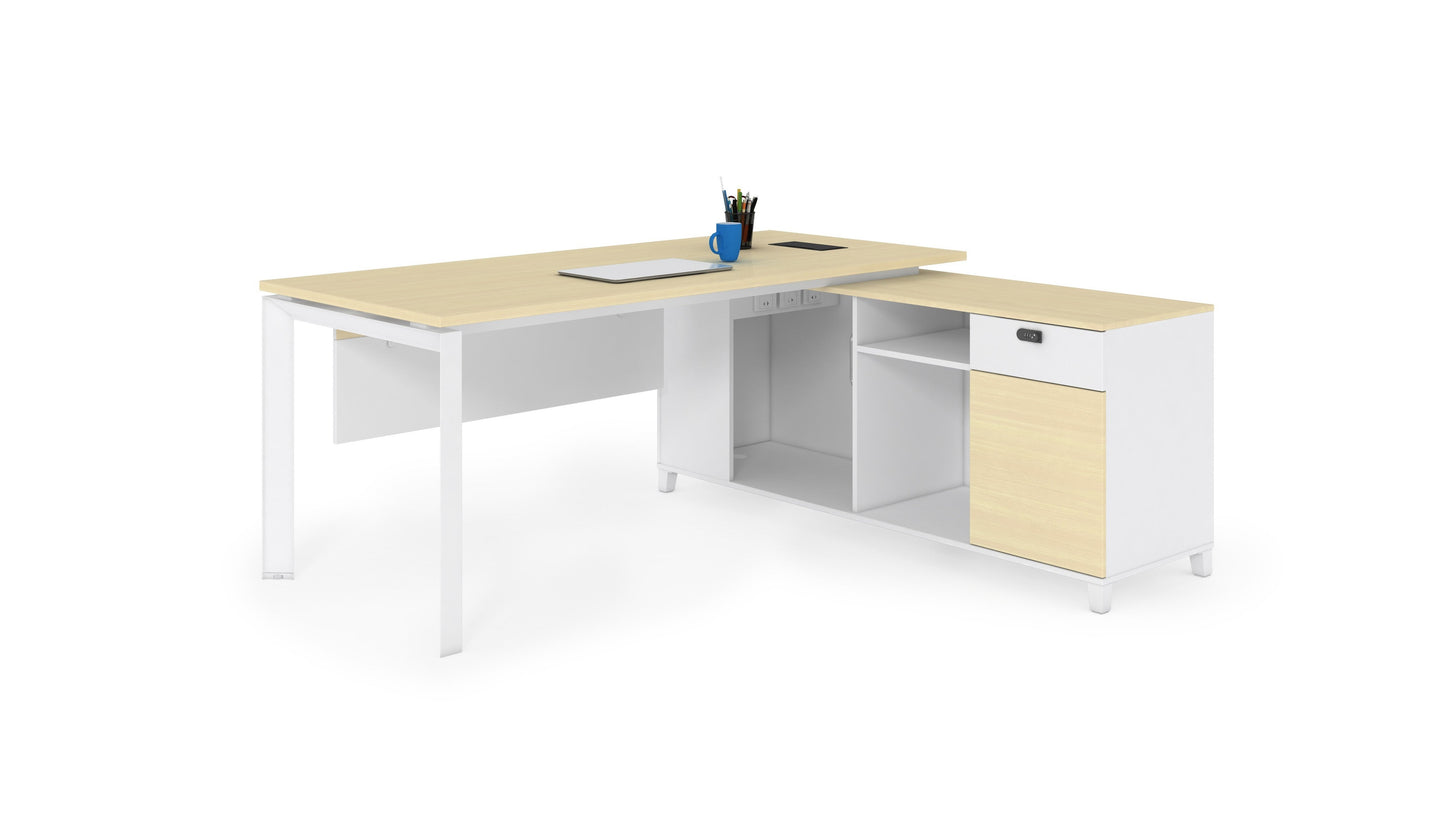 Stance Gesture Executive L-shape Table