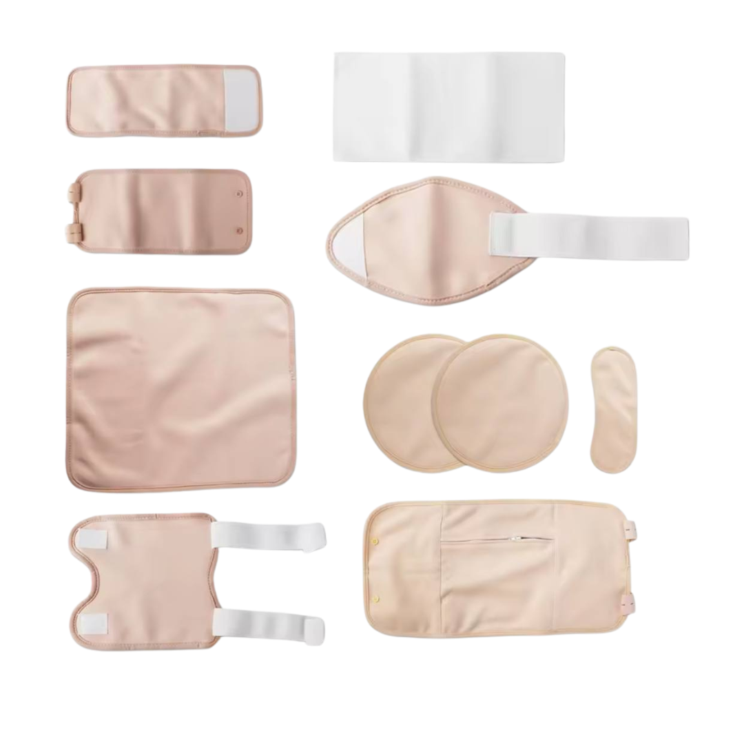 Reusable Organic Castor Oil Pack Wrap Kit